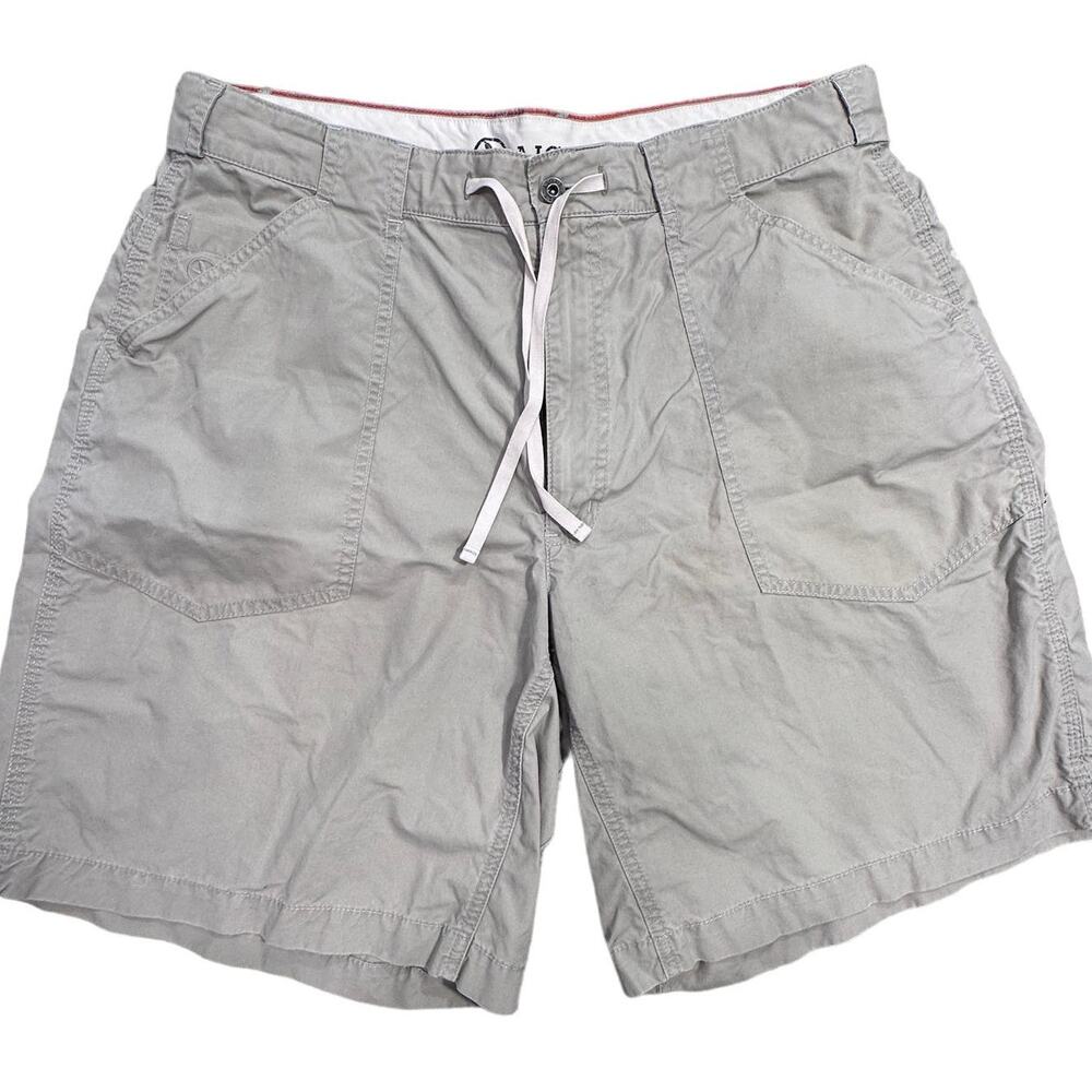 Aigle men's shorts khaki drawstring hiking casual cotton mens size 36